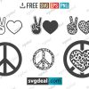 Peace Sign SVG Bundle Free Download