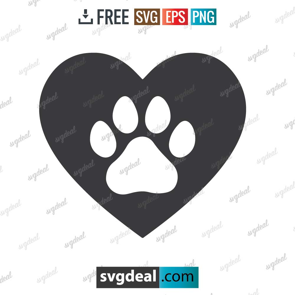 Paw Print svg, dog paw print svg, dog paw svg, paw svg, dog mom svg, puppy svg, dog paws svg, dog lover svg