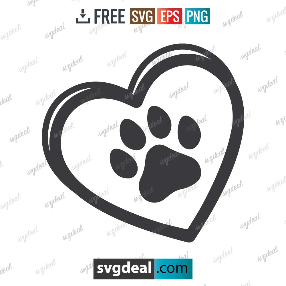 Paw Print svg, dog paw print svg, dog paw svg, paw svg, dog mom svg, puppy svg, dog paws svg, dog lover svg