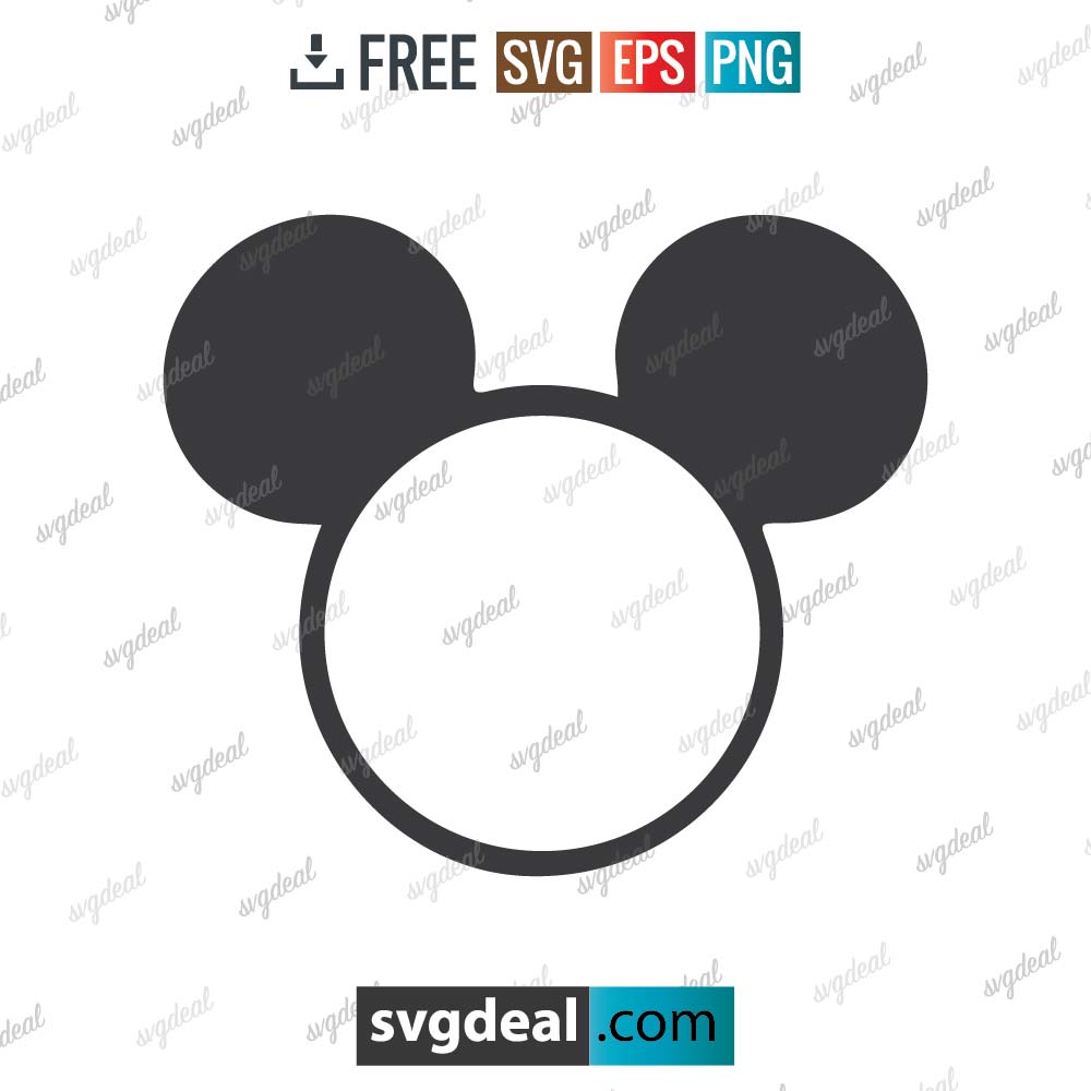 Mickey Mouse svg, Mickey mouse, silhouette, digital download, free vector files, free cut file, cutting files – 2906