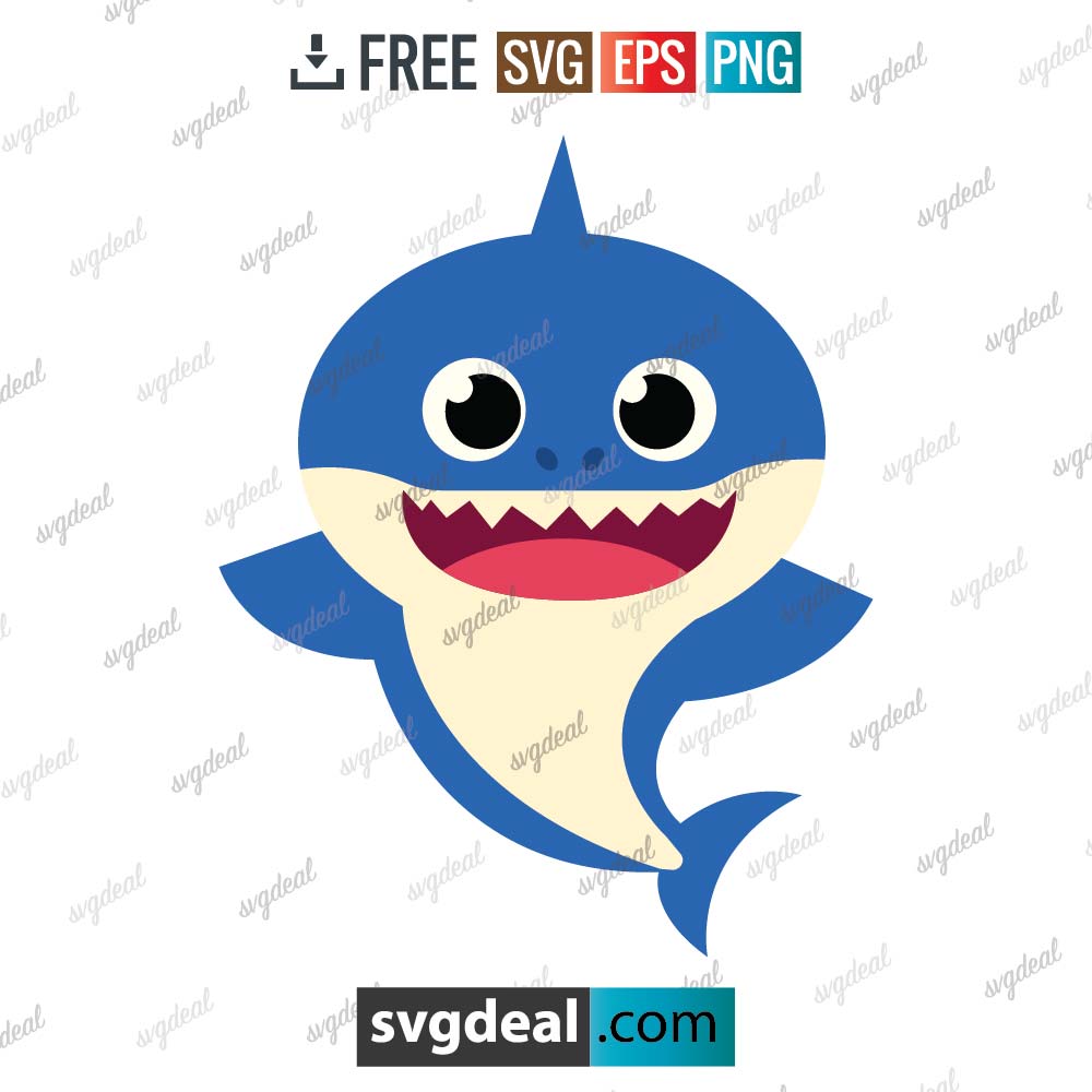 8 Free Baby Shark Svg Files For Your Cutting Machine Free Svg Files