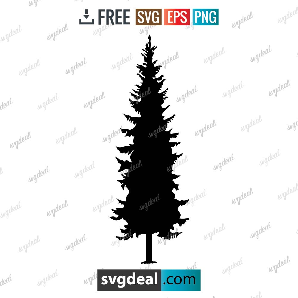 Pine Tree Svg, skinny pine tree svg, Tree Clip Art Pack, Tree Design Sublimation – 1401