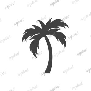 Palm Tree SVG Free File, Palm Tree Monogram Free SVG Cut Files