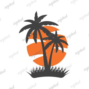 Palm Tree SVG File, Palm Tree SVG Cut Files