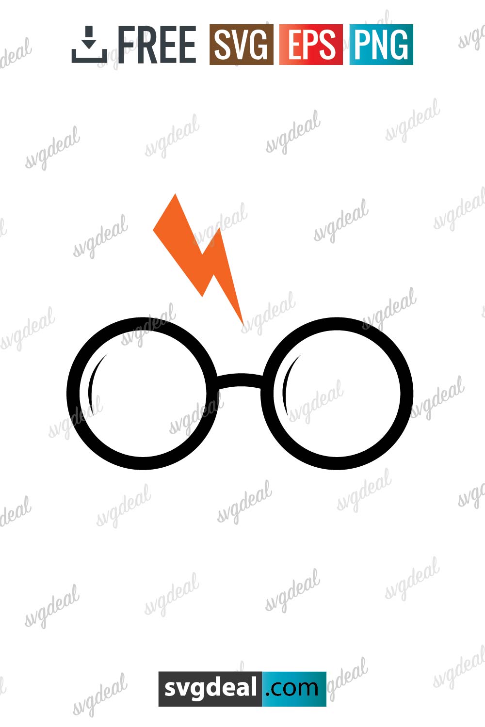 Harry Potter Glasses Svg - Free SVG Files
