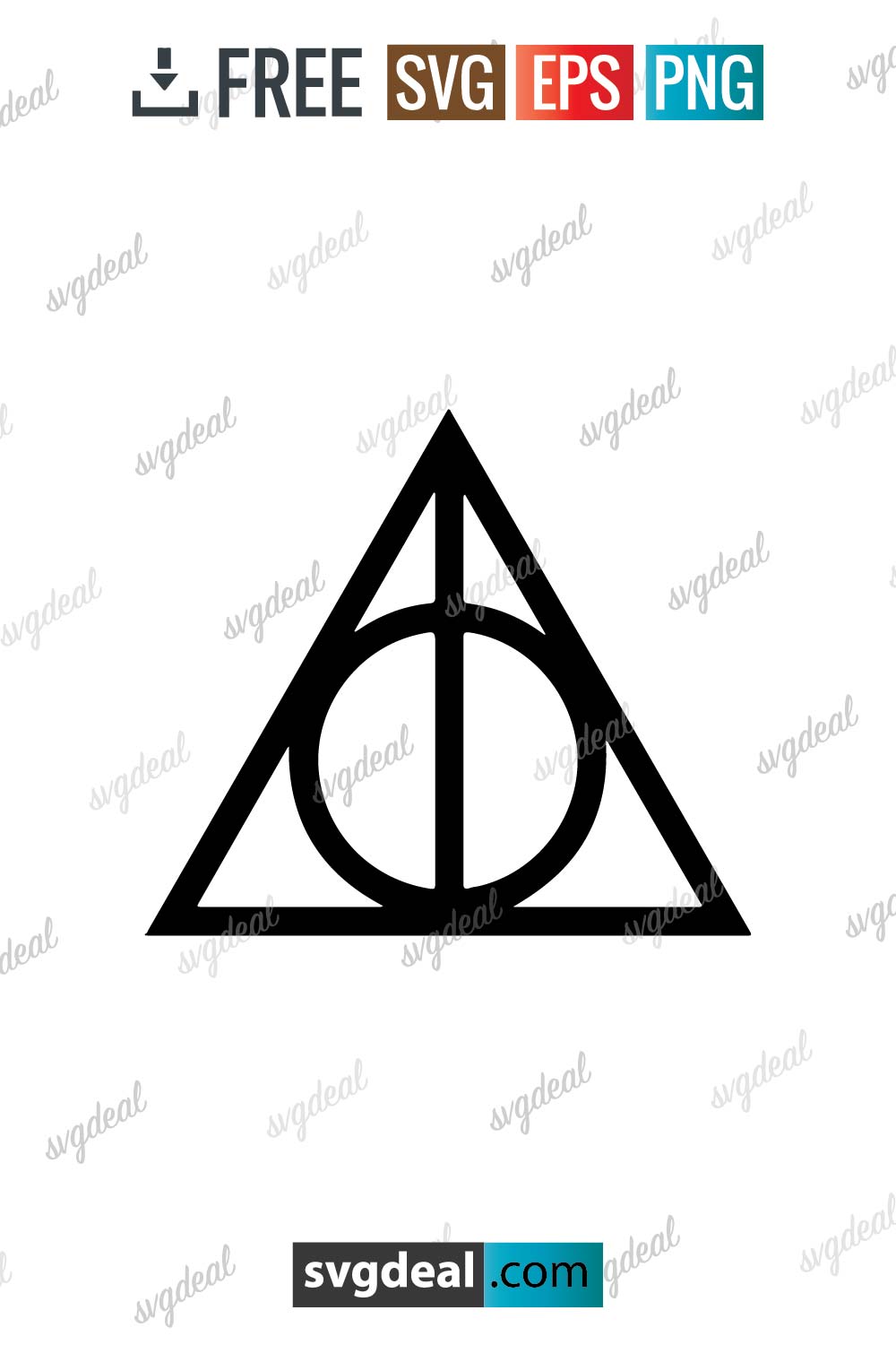 Deathly Hallows Svg - Free SVG Files