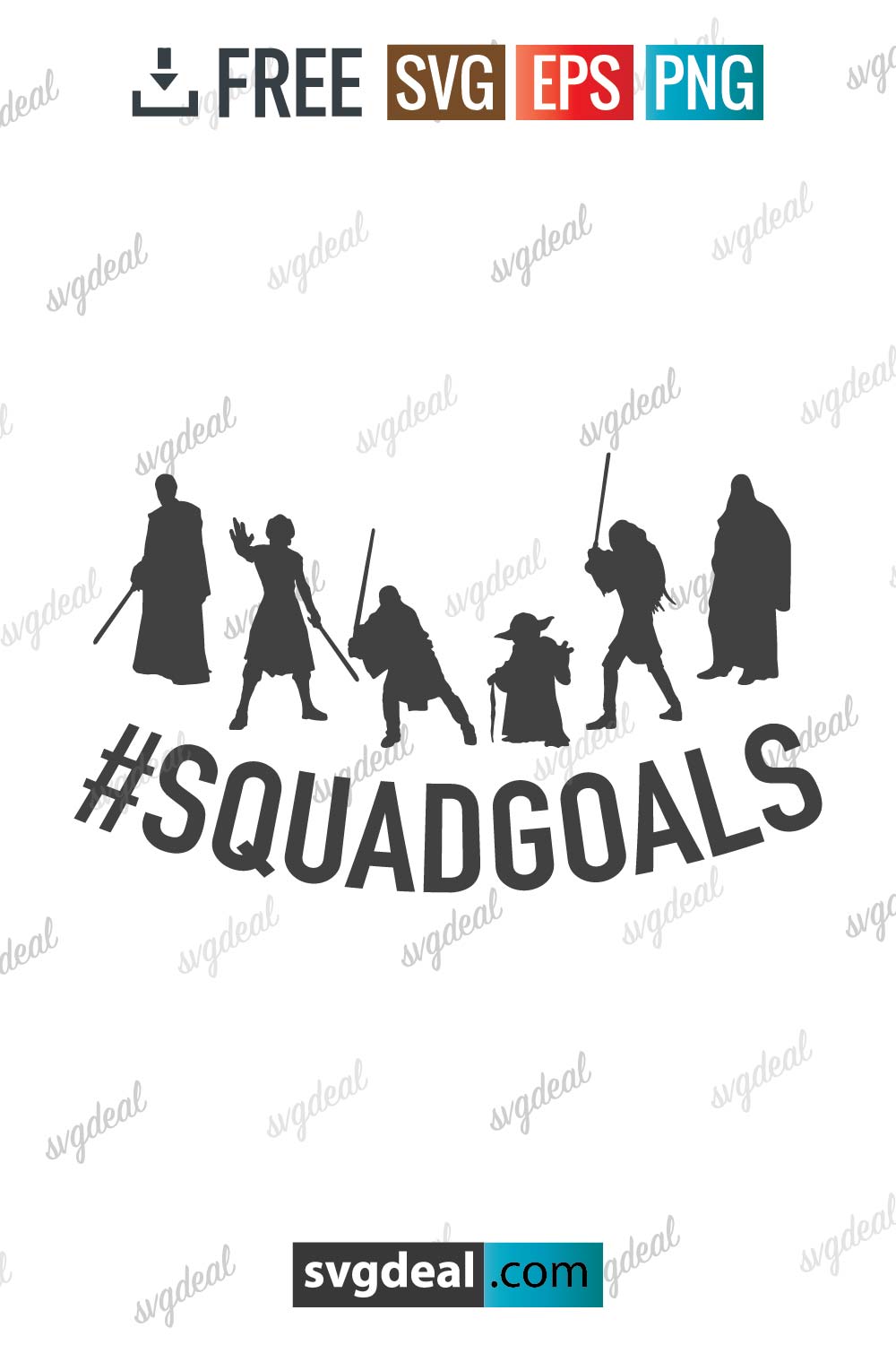 Star Wars Squad Goals Svg Free Svg Files