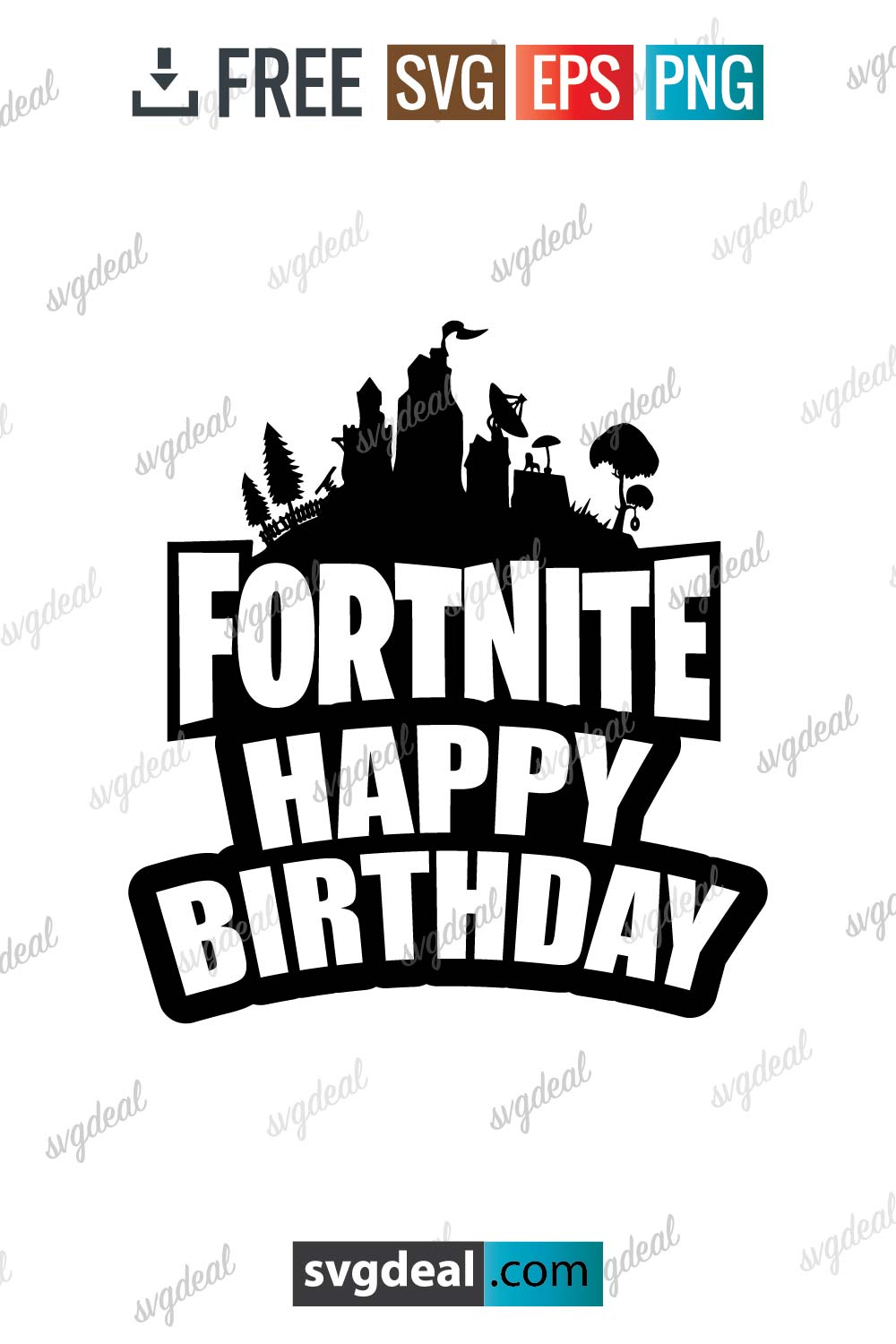 Fortnite Birthday SVG Free - Free SVG Files