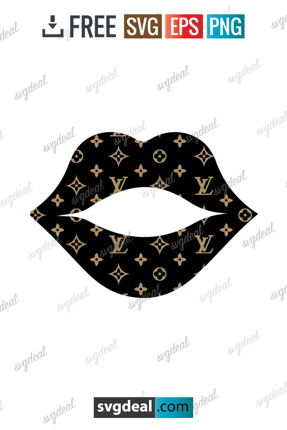 LV Dark lips Svg, Logo Brand Svg, Dark Lip Svg, LV Lips SvgBrand Logo Svg,  Luxury Brand Svg, Fashion Brand Svg, Famous B