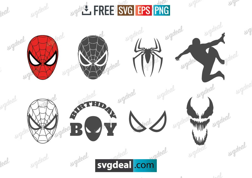 √ 17 Free Spiderman SVG Files For You - Free SVG Files