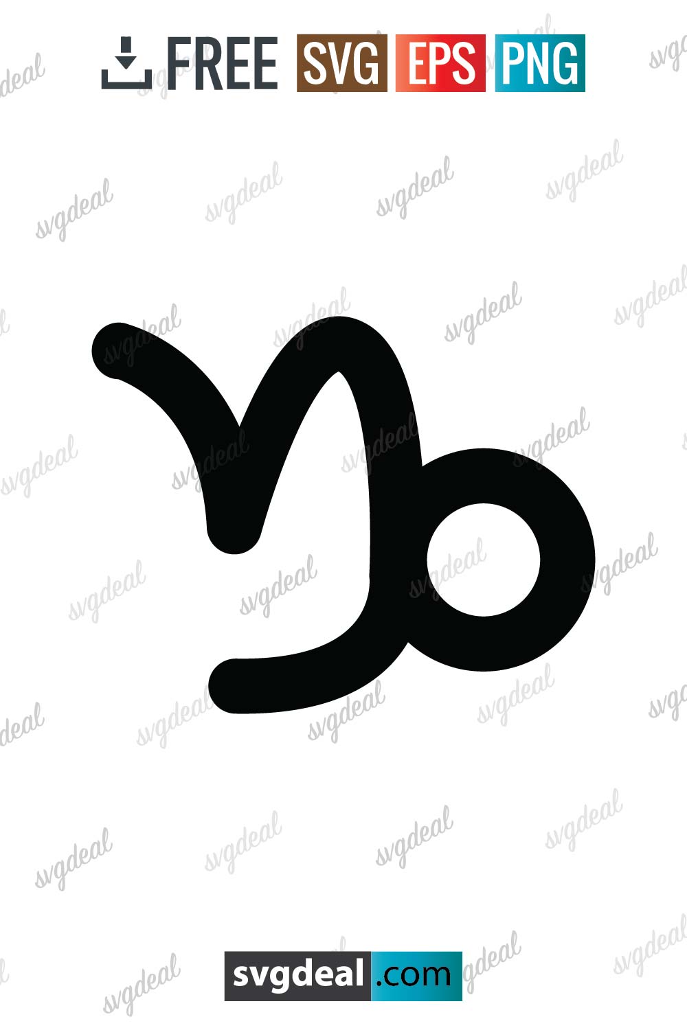 Capricorn Zodiac SVG - Free SVG Files