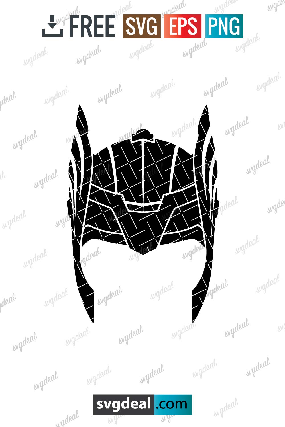 Thor Helmet Svg Free SVG Files
