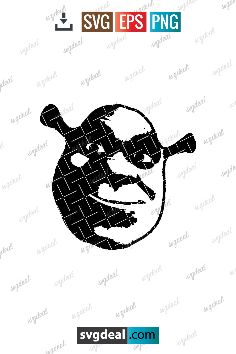 Shrek Face Svg - Free SVG Files