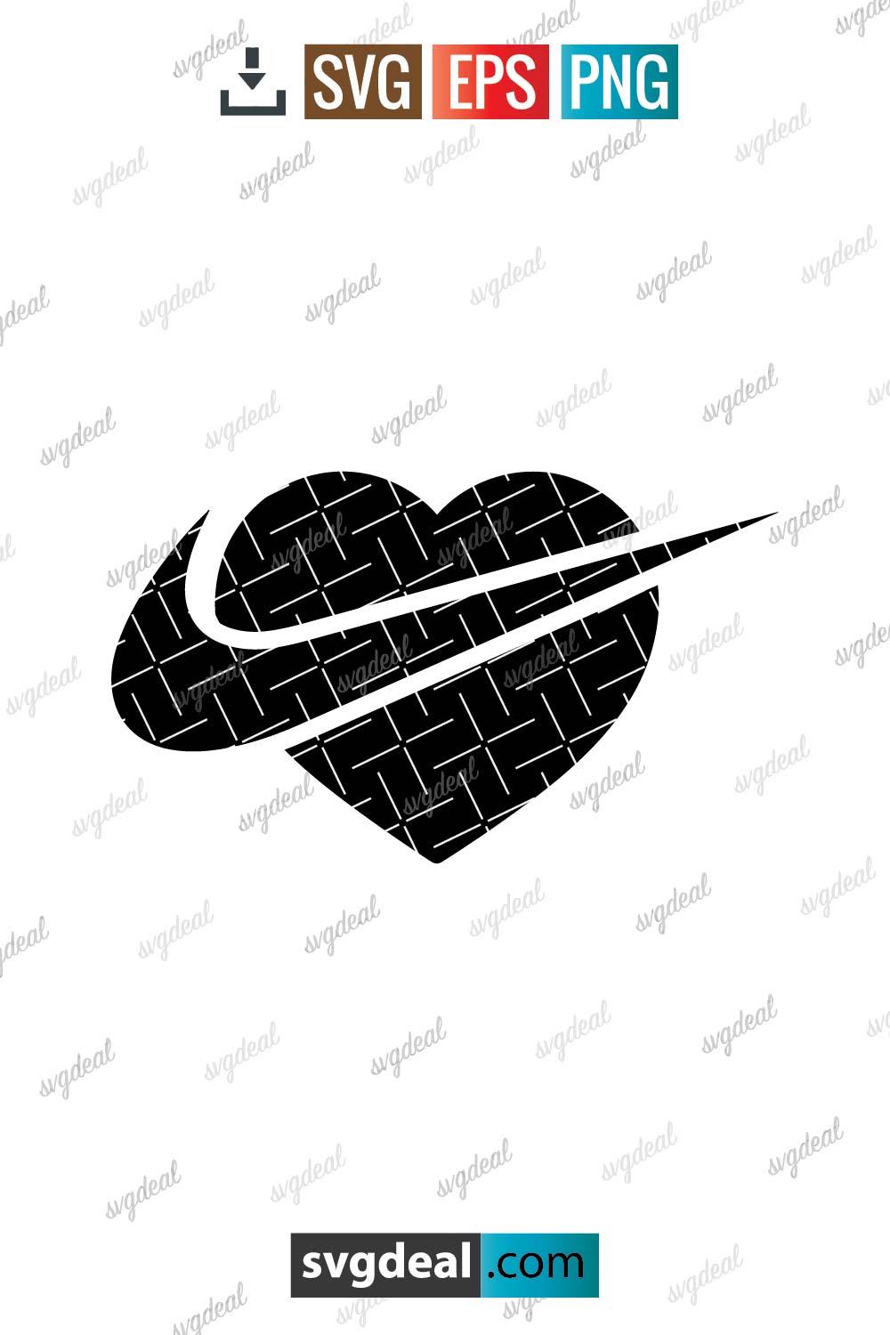 Nike Heart Svg - Free SVG Files