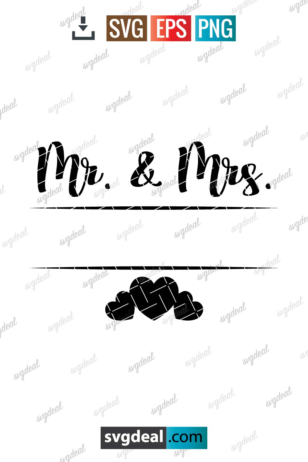 Mr And Mrs Svg - Free SVG Files