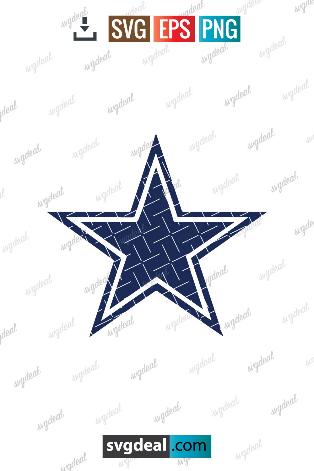 Dallas Cowboys Star Svg Free - Free SVG Files