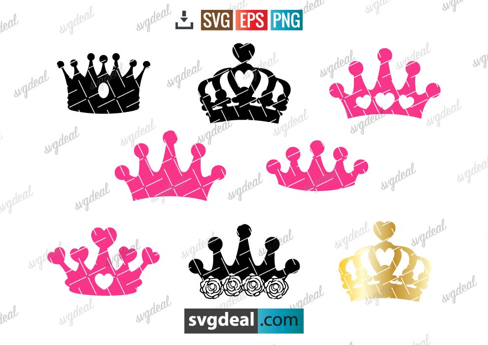 8 Free Crown SVG Files For Your Crafting Free SVG Files Crown Svg 01