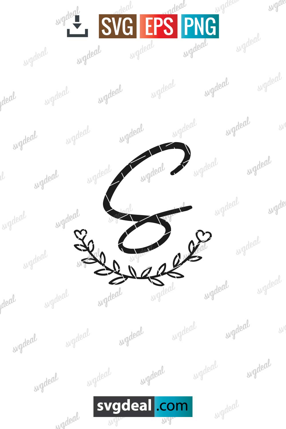 Letter S Monogram Svg - Free SVG Files