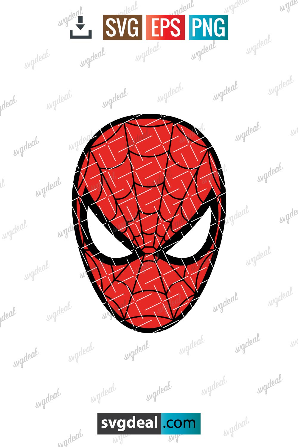 Spiderman Face Svg - Free SVG Files