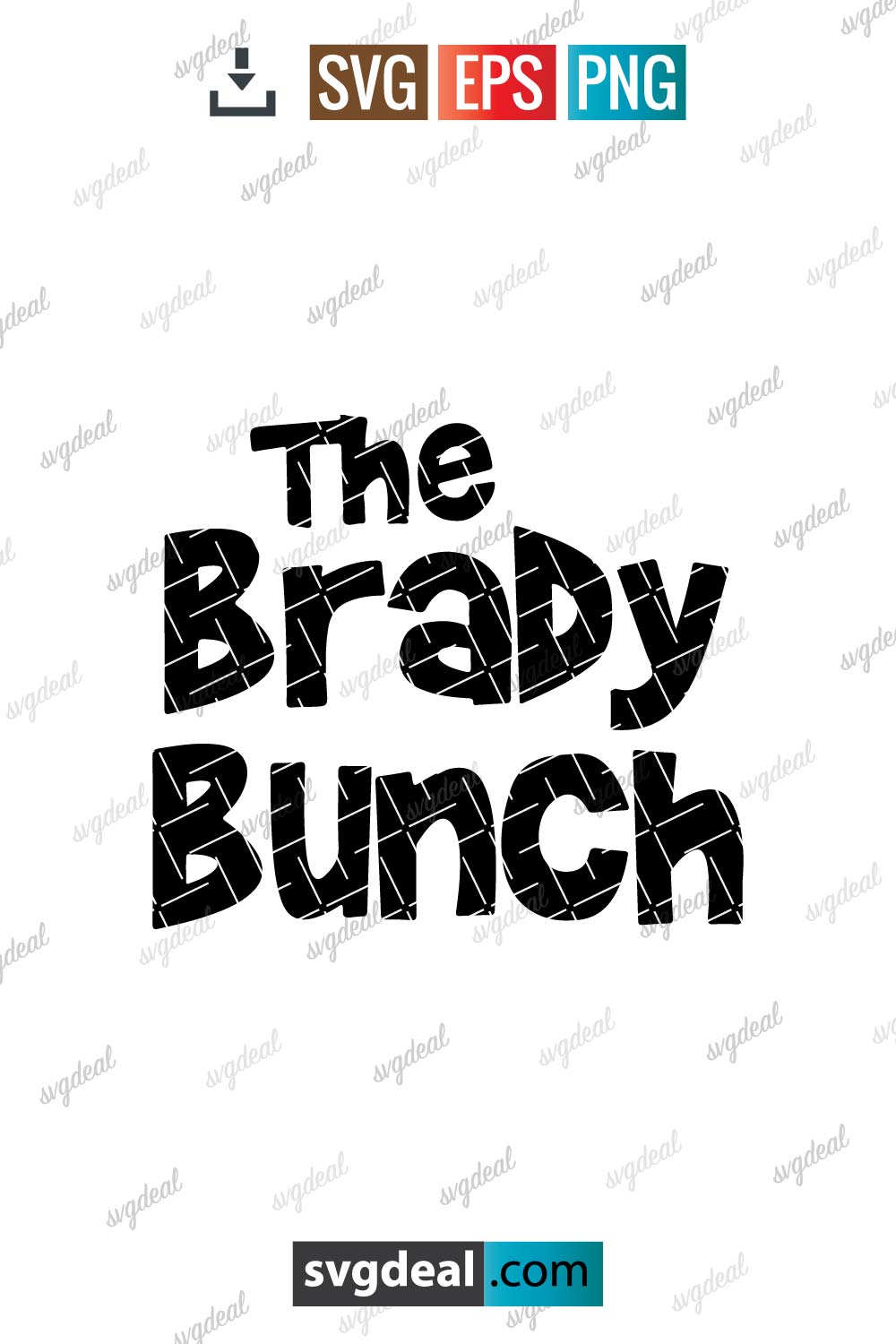 The Brady Bunch Logo Free SVG Files