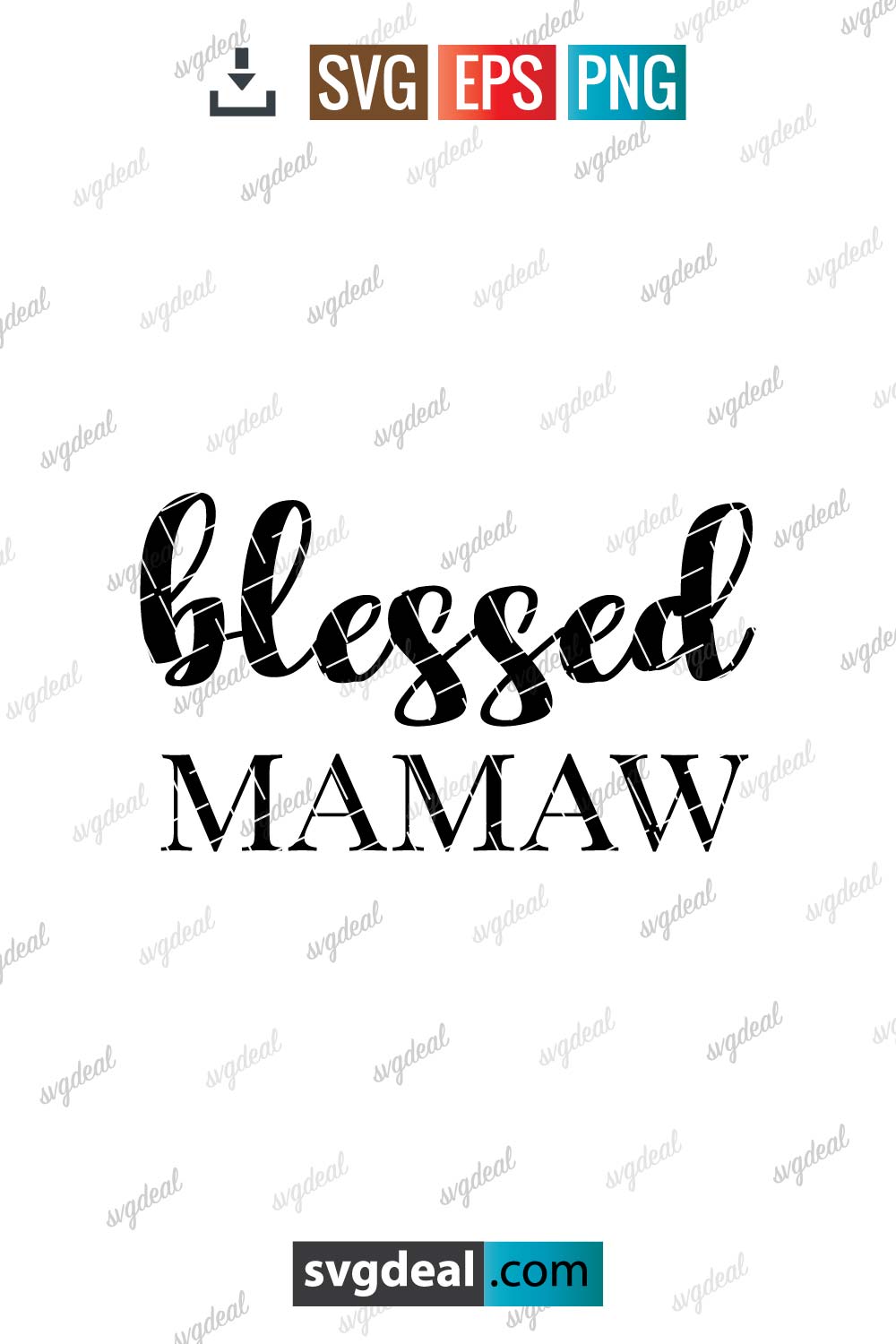 Blessed Mamaw Svg - Free SVG Files