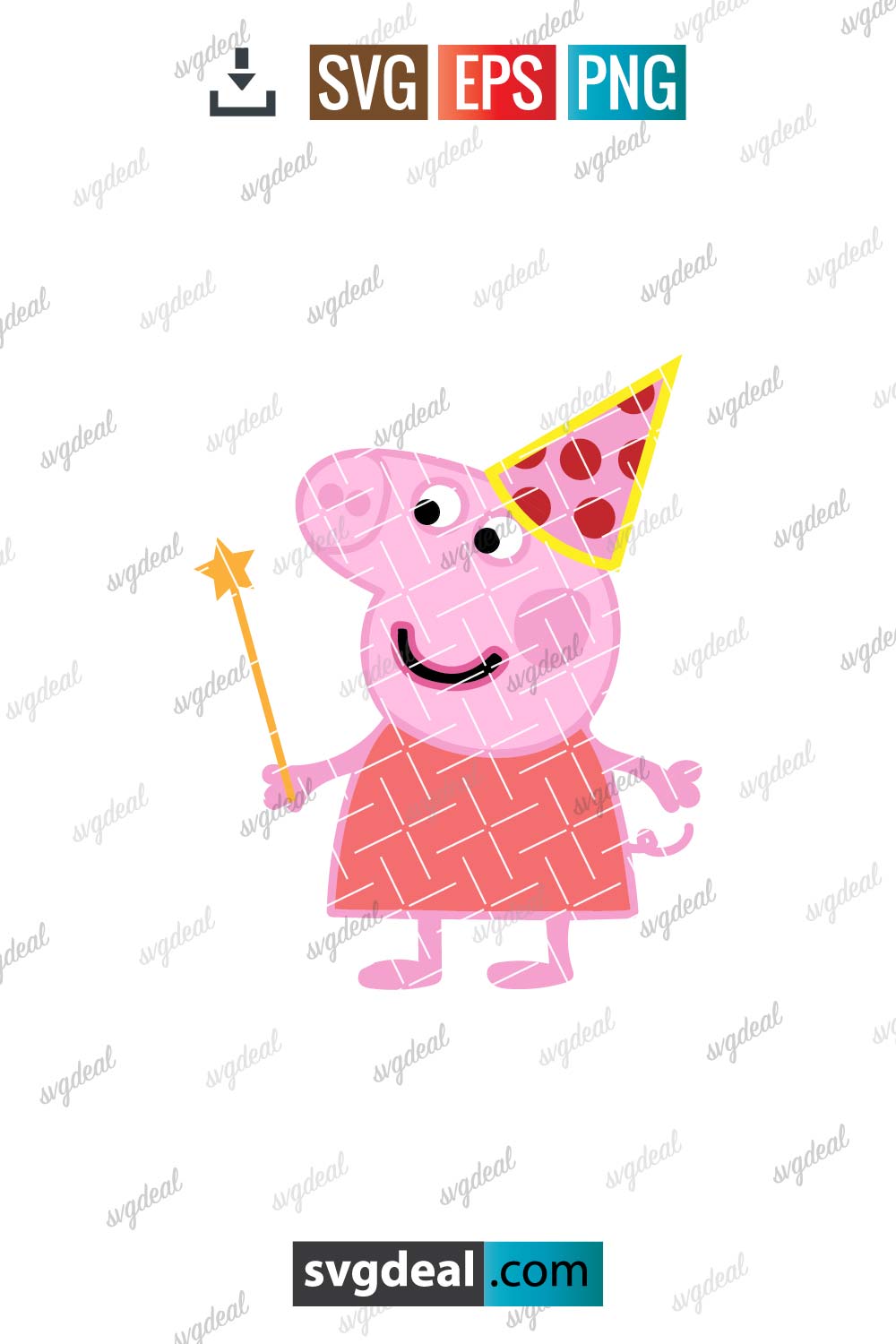 Peppa Pig Birthday Svg Free - Free SVG Files